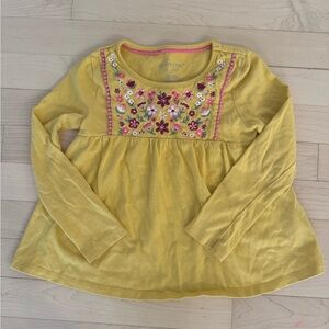 Floral Embroidered Kids Top